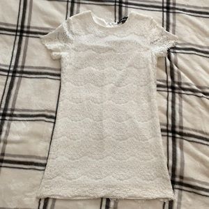 Lulu’s White Dress Graduation Dress